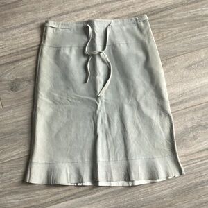 Vintage Abercrombie and Fitch genuine leather skirt